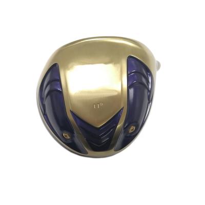 China New Titanium Alloy Design Golf Driver Head Custom LOGO Driver Head PVD Head Gold for sale