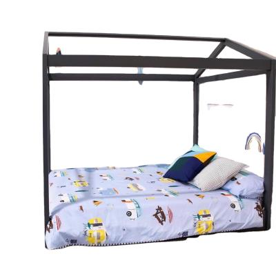 China Newest Contemporary Sampo Kingdom Kids Single Bed Toddler Bed with Wooden Frame for Wholesale for sale