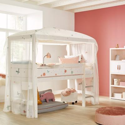 China Finland Contemporary Pine Frame Single Bed Solid-Solid Wood Wash Bed Tent Or Kids Customized Bedroom for sale