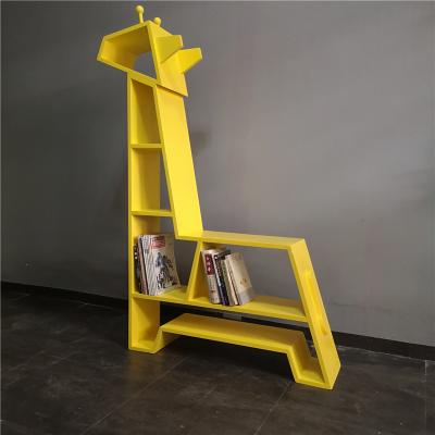 China Modern Children Play And Book Shelves Bookcase Black Metal Acrylic With Reasonable Price Children Bookshelf for sale