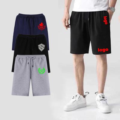 China Anti-Wrinkle Sports Terry Running Mens Cotton Fleece Men Pants Sweat Shorts Custom Logo for sale