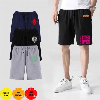 China Customized Anti-Wrinkle Printed Custom Cotton Shorts Floral Basketball Shorts Printed Logo Mesh Shorts for sale