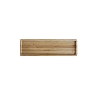 China Sushi Hot Selling Solid Wood Bamboo Rectangular Dish for sale