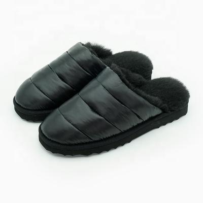 China CUSHIONING Warmlab lite weight fur warm slippers nylon clog slips slippers for women for sale