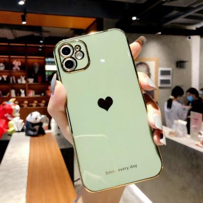 China Love Heart Designer Waterproof Water Proof Mobile Phone Bags Phone Case For iphone 11 pro cover 13 case for sale