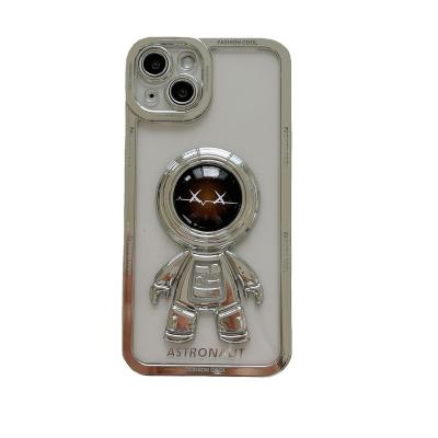 China Shenzhen mobile phone shell 3d astronaut case full package tpu waterproof mobile soft camera protector cover for iphone 13 13 pro for sale