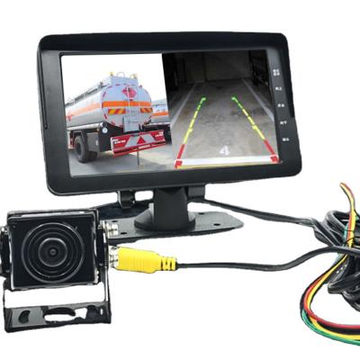 China 7 Inch Truck Camera System Dual Lens 1080p Loop Recording 2 Way With Parking Reverse DVR Recorder for sale