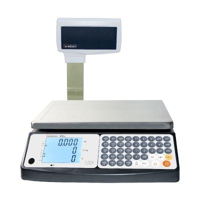 China digital waterproof electronic table price calculation scale 30kg 315x250mm for sale