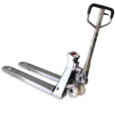 China PH 2000kgs 3000kg Heavy Duty Electric Hand Pallet Jack Truck With Ladder 1150x540mm/1220x680mm for sale