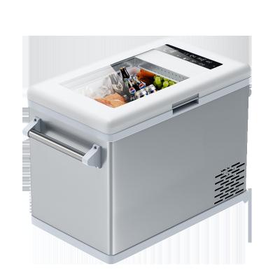 China Cool Portable Fridge Car Freezer Refrigerator With Compressor 12/24V 100~240V 52L Car Refrigerator for sale