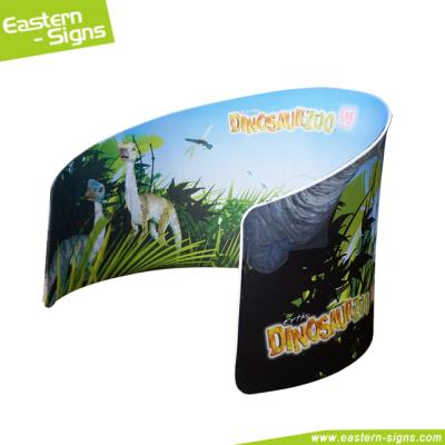 China New Design Portable Aluminum Tension Fabric Advertising Trade Show Commercial Photo Booth Fencing for sale