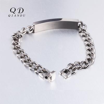 China 2019 Cute Wholesale Metal Heart Charm White Silver Bracelet Gifts Wedding Chain for sale