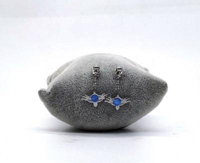 China Eagle Shape Light Blue Sapphire 2020 TRENDY Art Stainless Steel Jewelry Sets for sale