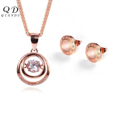 China 2020 Wholesale Charming New Arrival Stainless Steel Fashion Jewelry Sets TRENDY for sale