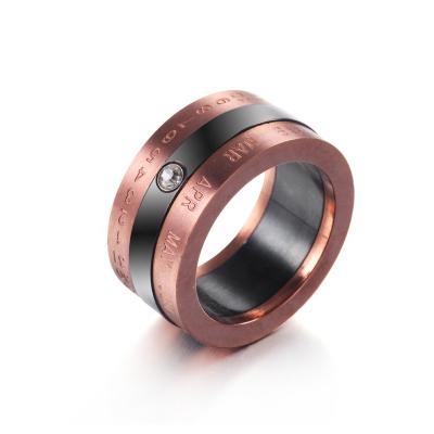 China Hot Selling Men's Fashion Jewelry Accessories Personality Style Custom Stainless Steel Ring Ring for sale