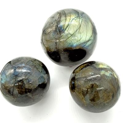 China China Factory Supply Direct Natural Labradorite Stones Crystal Sphere Ball for sale