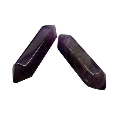 China China Wholesale Smaller Crystal Double Ended Amethyst Point Quartz Amethyst Points for sale