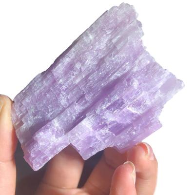 China China Factory Direct Sale Natural Raw Kunzite Specimens Crystal Purple Rough Quartz Mineral Healing for sale