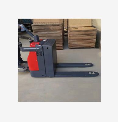 China High Quality Advertising Company Station Driving Electric Pallet Truck Full Electric Forklift for sale