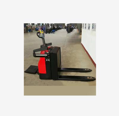 China Advertising Company Factory Price Rack-on Electric Full Hydraulic Pallet Vehicle Electric Pallet Truck for sale