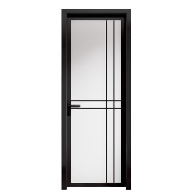 China GIONZI style modern narrow aluminum soundproof tempered glass bathroom glass doors for sale