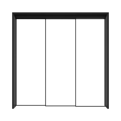 China Waterproof Partition Wall Closing Telescopic Aluminum Sliding Doors View Balcony Sliding Glass Door for sale