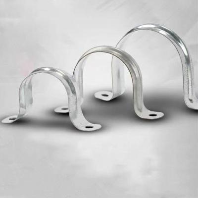 China Wholesale Pipe Saddle Industrial Equipment Good Quality Stainless Steel Clam Clamps U-Type Pipe Clamp for sale