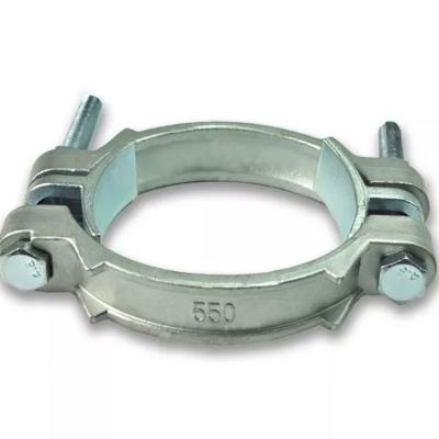 China European Heavy Duty Industrial Equipment Pipe Clamps Single Bolt European Hose Clamps for sale