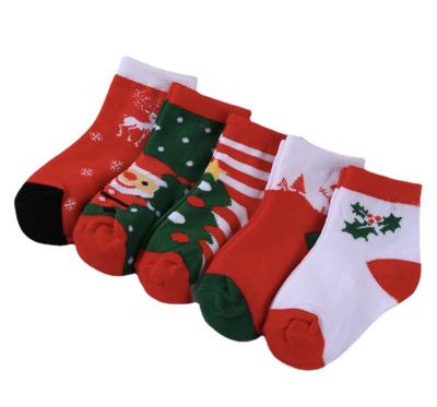 China Factory Direct Sale Breathable Children Bulk Kids Boys Holiday Baby Christmas Socks for sale