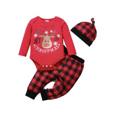 China Good Quality Breathable My First Clothing Toddler Outfit Baby Christmas Play Set Costume for sale