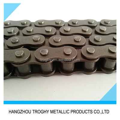 China Alloy Or Stainless Steel 08B-1 Transmission Roller Chain With Attachments Made By Troghy for sale