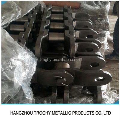 China Heavy Duty Cranked Alloy Or Stainless Steel Link Transmission Chains for sale