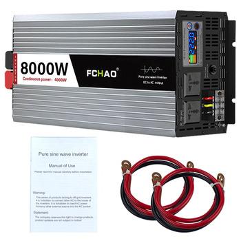 China 24 volt pure sine wave inverter / converter 4000 watt for welding machine 38*22*15.5 cm for sale