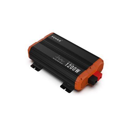 China 1200w 12v 220v pure sine wave power inverter car solar inverter for home 34*23*9.5CM for sale