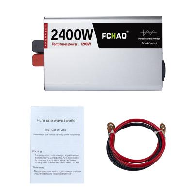 China OEM ODM 48v DC to AC 220v 1200 Watt Pure Sine Wave Inverter Car Inverter 32.5*18*6.9CM for sale