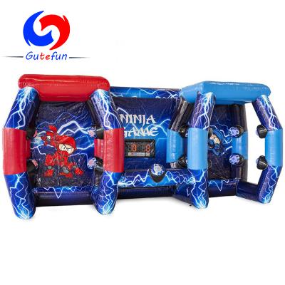 China Commercial rental; festivals; Sports; Inflatable Park Etc Games IPS Ninja Battle 2020 Inflatable Fun Two Interactive Super People For Sale for sale