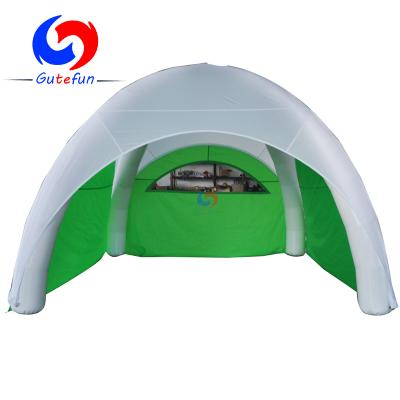 China 0.6mm PVC tarpaulin OEM 5m*4m*2.8m inflatable advertising tent, inflatable trade show tent for advertising for sale