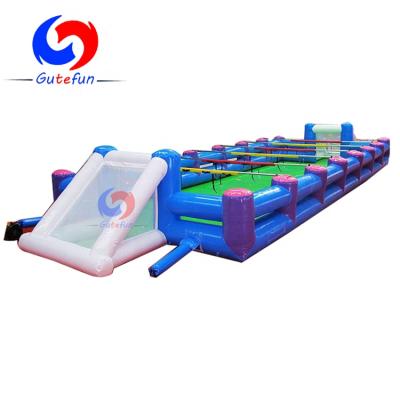 China Schools Inflatable Human Table Football , Inflatable Human Football Table for sale