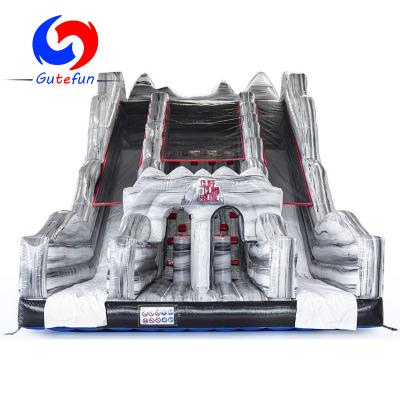 China Commercial rental; festivals; Sports; NEW easily installed climbing park etc cliff wall slide 2022 hanger inflatable inflatable cliff inflatables all in one course for sale for sale