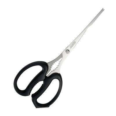 China Multifunctional Kithchen Scissors ABS Handle Special Crab Scissors Stainless Steel Shrimp Crab Kitchen Scissors for Ready-to-ship for sale