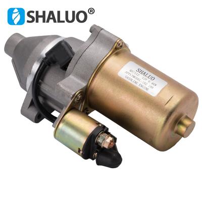 China 5kw Gasoline Generator QDJ112 182F 188F 5kw 6.5kw Electric Motor Brushes Motor Gasoline 12v Magnetic Starter Motor for sale