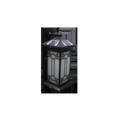 China Outdoor Solar Garden Wall Light Through The Solar Wall Light Waterproof Solar Wall Light for sale