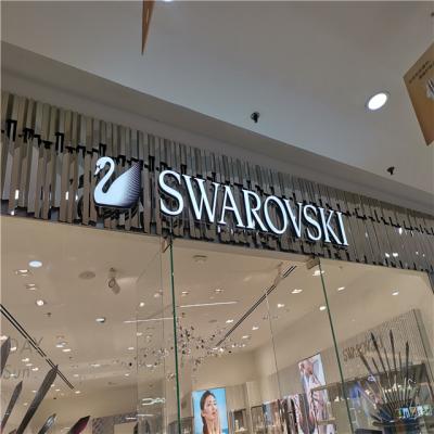 China Stainless Steel UHO Channel Letters Metal Polished Metal Signage Illuminated Channel Logo for sale