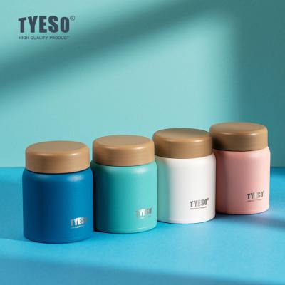 China Modern / Minimalist TYESO Vacuum Food Lunch Container Stainless Steel Portable Pot for sale