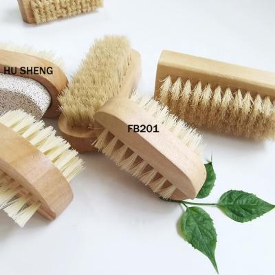 China Nail Brush and Protect Double Sides for Nailing Sweep Wood Brush Set for Art Nail Brush Cleaning for Massage for sale