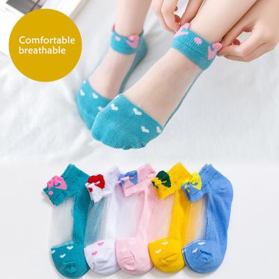 China Sale QUICK DRY hot spring and autumn polka dot children's socks socks, comfortable, breathable and fashionable for sale