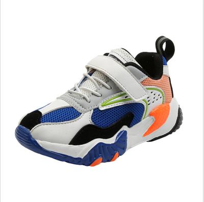 China Net fashion shoes trend of old boys shoes breathable Korean children's running shoes for sale