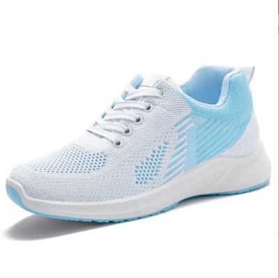 China 2022 Spring New Casual Sports Women's Running Shoes Soft Single Fashion Deodorization Increasing Shoes for sale