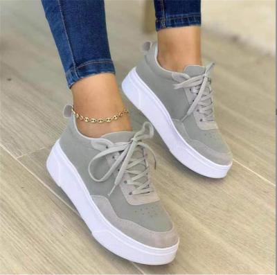 China Deodorization 2022 new European and American large size women's shoes canvas shoes women's sports shoes for sale