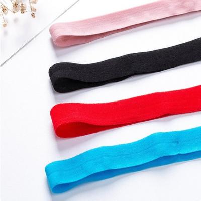 China Good quality viable seamless ledge band vest pleated nylon elastic strap bra satin bra women's elastic band for sale